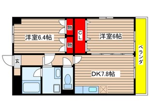 ハピネス植田南の物件間取画像